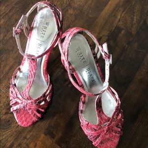 White House Black Market Pink Shoes 7.5